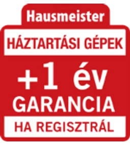 Hausmeister +1 ÉV garancia termékregisztráció esetén