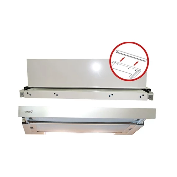 Cata PÁRAELSZÍVÓ TELESZKÓPOS INOX TF-2003/90 LED DURALUM