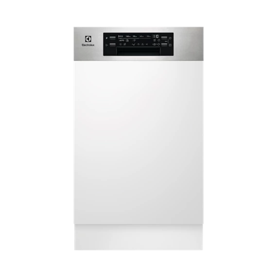 Electrolux MOSOGATÓGÉP BEÉPÍTHETŐ KESKENY  9 TERÍTÉK EEM43300IX