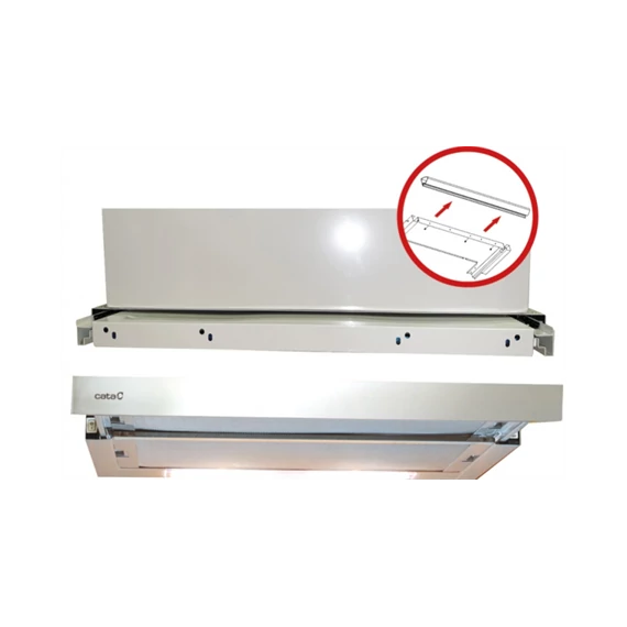 Cata PÁRAELSZÍVÓ TELESZKÓPOS INOX TF-2003/70 LED DURALUM