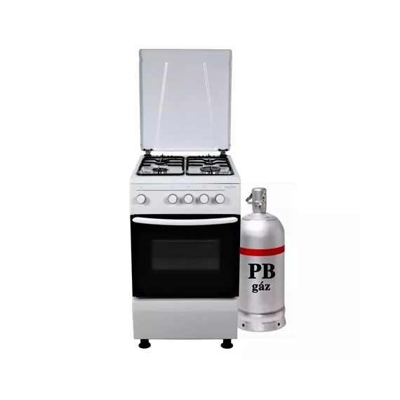 Warnex TŰZHELY GÁZ PB PALACKOS FS5401MXZW FIESTA KENT FEHÉR