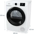 Kép 8/12 - Gorenje SZÁRÍTÓGÉP HŐSZIVATTYÚS DNE83/GN
