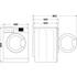 Kép 8/9 - Indesit MOSÓGÉP ELÖLTÖLTŐS KESKENY MTWSE 61294 WK EE
