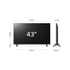Kép 7/8 - Lg UHD SMART LED TV 43UR78003LK