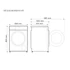 Kép 2/3 - Midea MOSÓ-SZÁRÍTÓGÉP MF200D80WB/W-HR