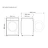 Kép 2/3 - Midea MOSÓGÉP ELÖLTÖLTŐS MF200W70WB/W-HR