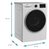Kép 5/6 - Beko MOSÓGÉP ELÖLTÖLTŐS B3WFU584110W