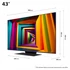 Kép 3/11 - Lg UHD SMART LED TV 43UT91003LA