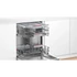 Kép 9/12 - Bosch MOSOGATÓGÉP ALÁÉPÍTHETŐ 14 TERÍTÉK SMU4EVS08E