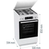 Kép 5/9 - Gorenje TŰZHELY KOMBINÁLT GKS5C72WF