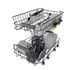 Kép 7/8 - Whirlpool MOSOGATÓGÉP BEÉPÍTHETŐ 10 TERÍTÉK KESKENY WH3UC10BS7A0X