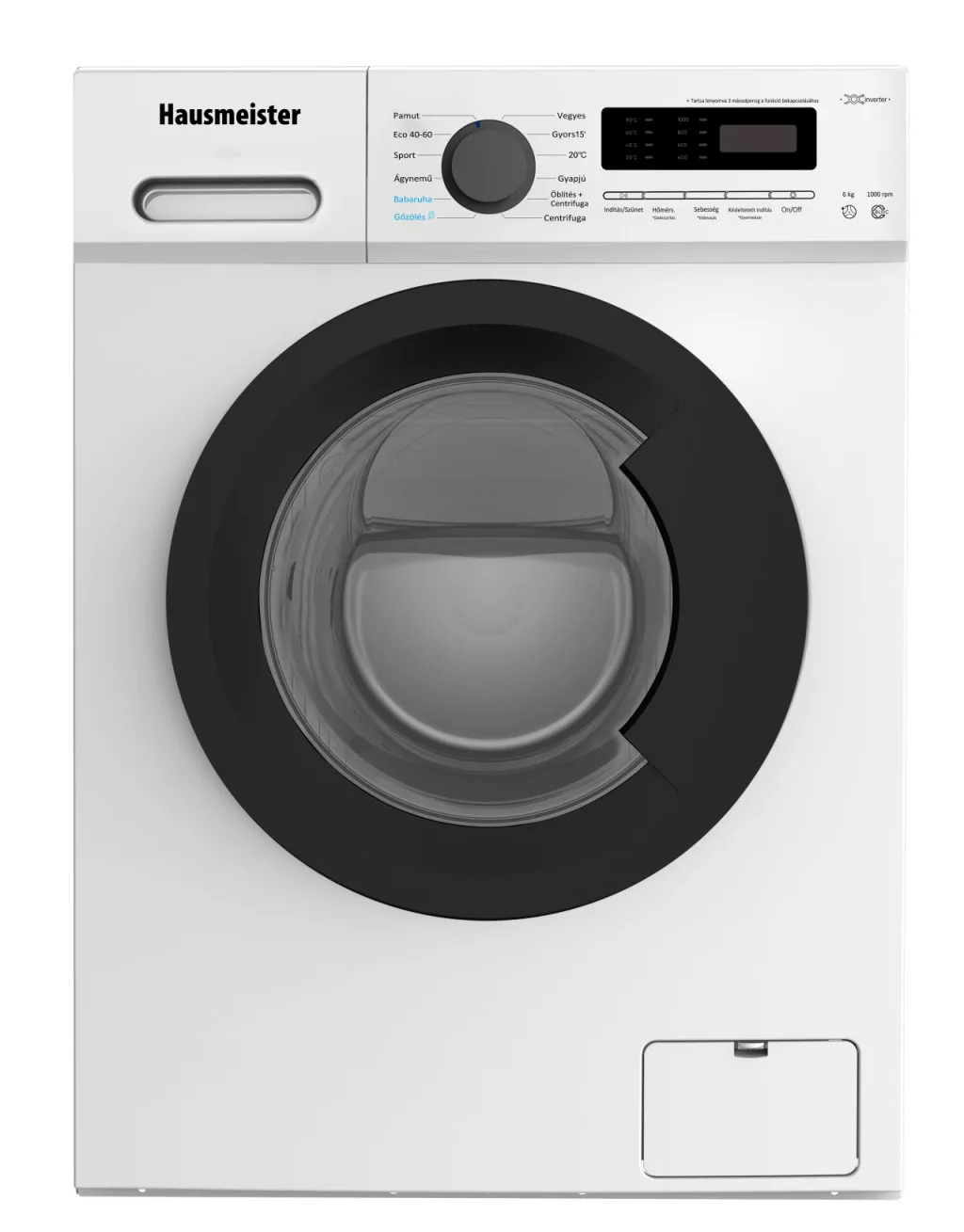 Hausmeister MOSÓGÉP ELÖLTÖLTŐS KESKENY HM2601